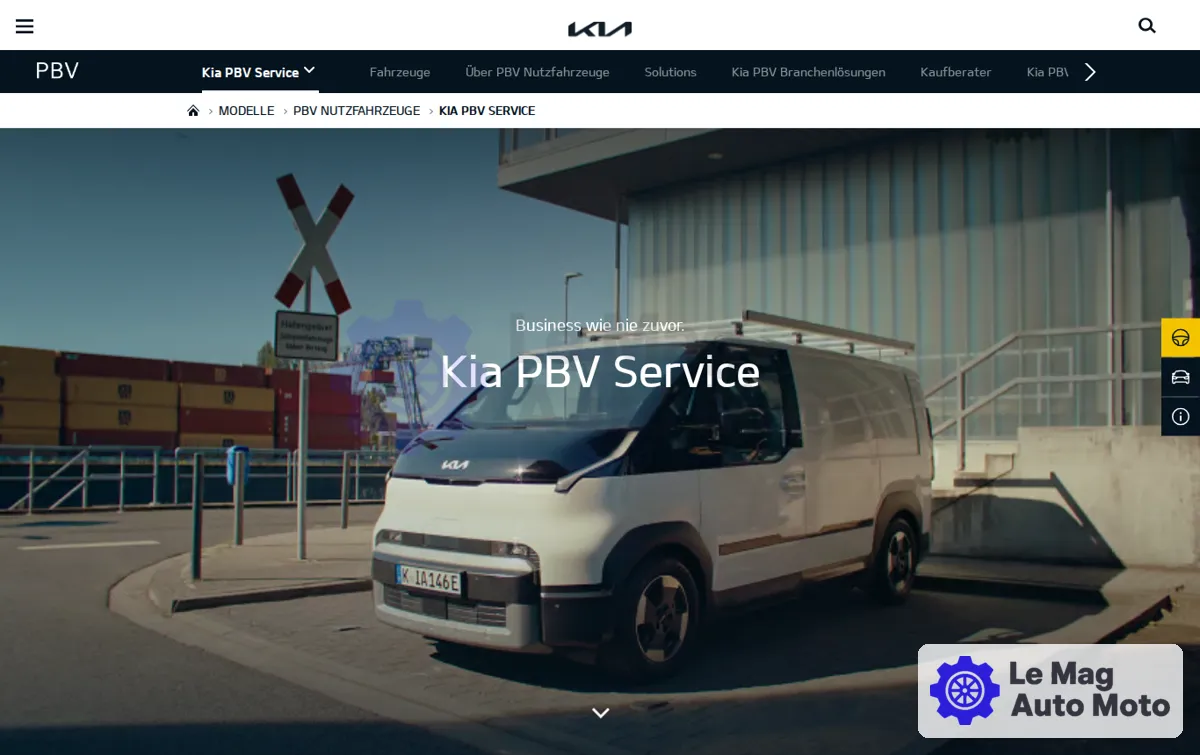 Capture : Kia PBV Service | Kia Deutschland